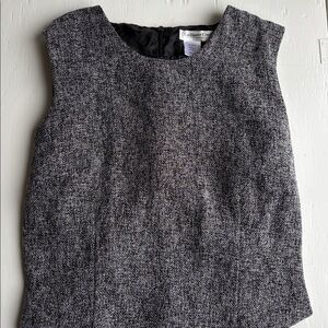 Coldwater Creek Gray Textured Dress | Size 8